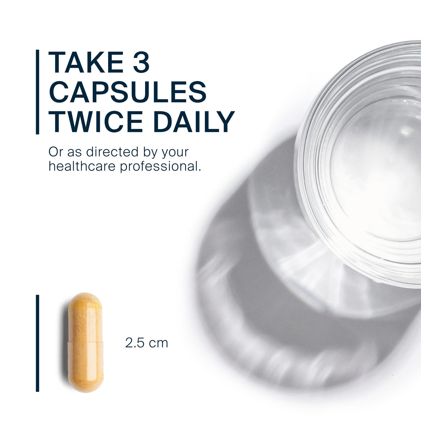 Vital Nutrients BCQ suggested use: take three capsules twice daily or as directed by your healthcare practitioner.