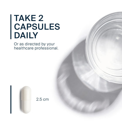 Vital Nutrients Triple Magnesium Complex take two capsules daily or as directed by your healthcare practitioner.